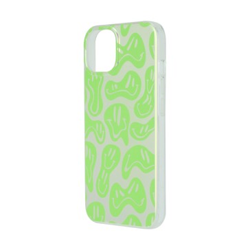 iPhone 13/14 Case, Green Smile - Anko