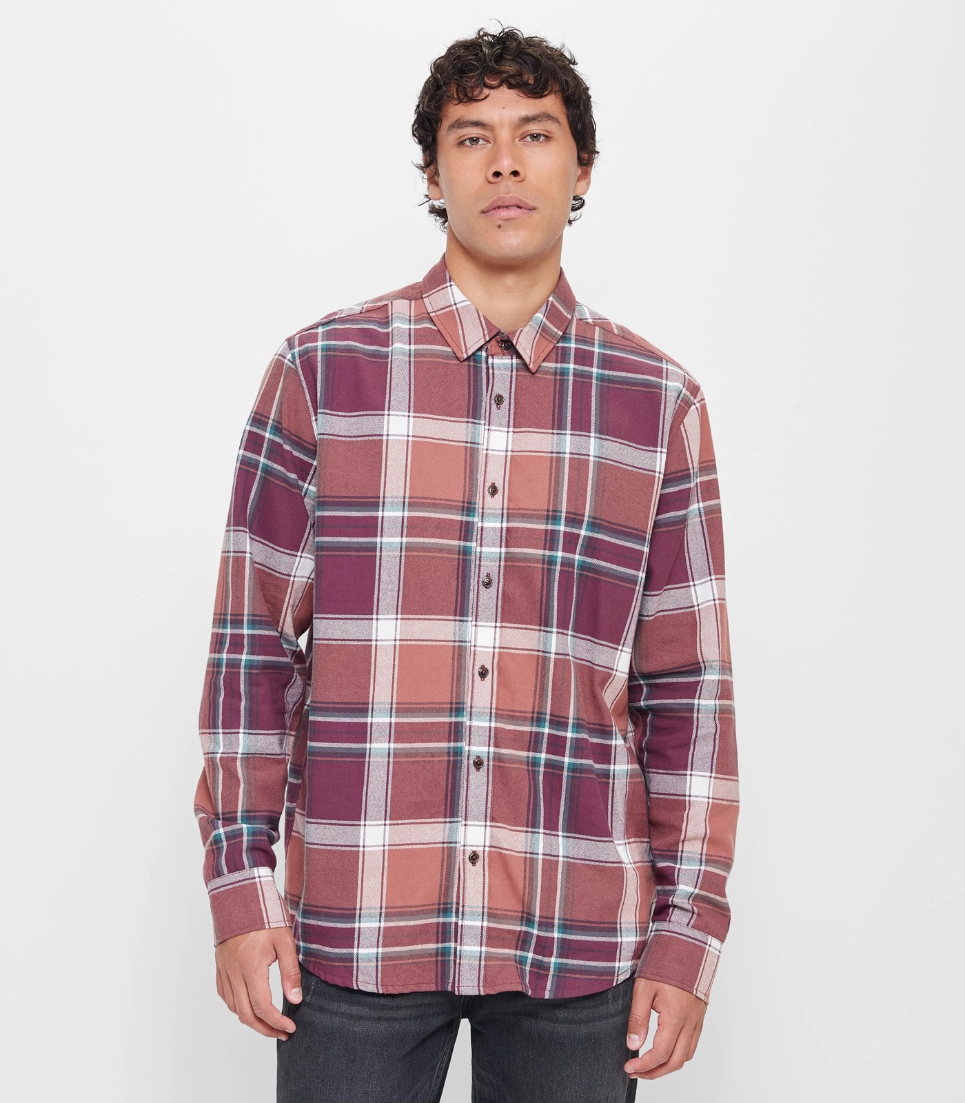 Check Flannel Shirt - Commons - Plum | Target Australia