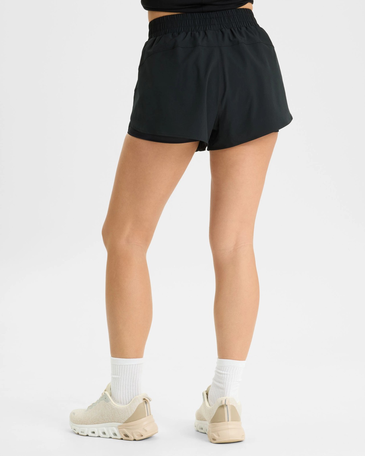 Lonsdale London Stride Double Layer Shorts - Black 3 of 6