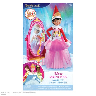 5 Piece Santaverse The Elf on the Shelf: Disney Princess Magifreez Get Ready Set