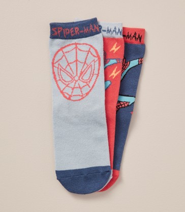 3 Pack Marvel Spider-Man Socks
