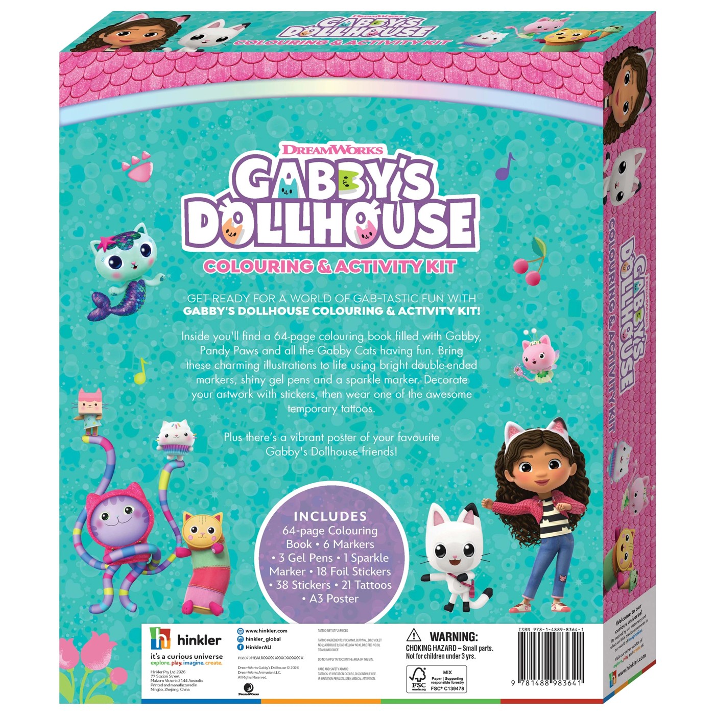 Kaleidoscope DreamWorks: Gabby's Dollhouse Colouring and Activity Kit - Book 2 of 6