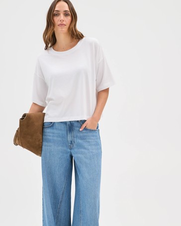 Boxy Crew Neck T-Shirt