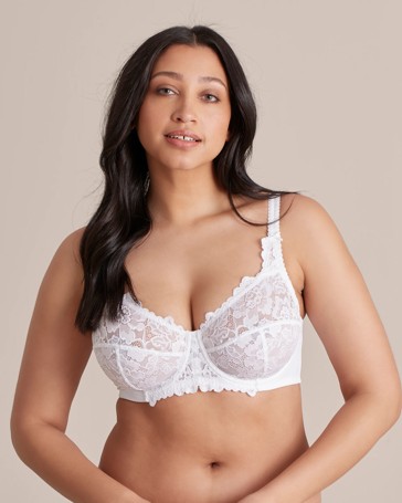 Fuller Figure Cup Soft Lace Underwire Bra