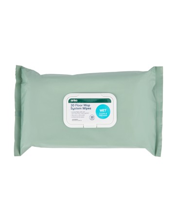 Anko 30 Pack Floor Mop System Wipes - Wet