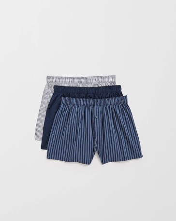 Maxx 3 Pack Woven Boxers