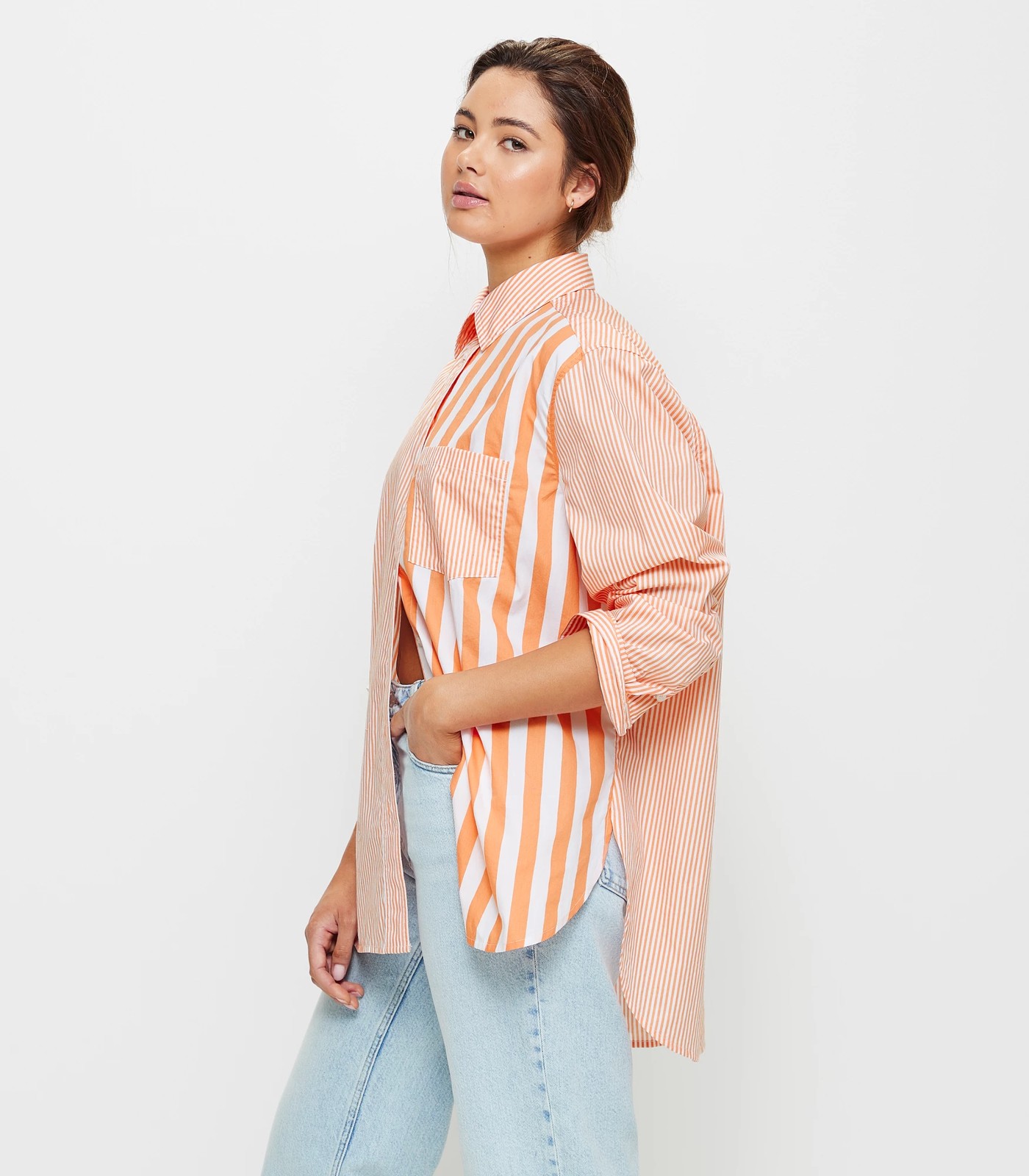 RePLAY Docking Oversize Stripe Shirt-