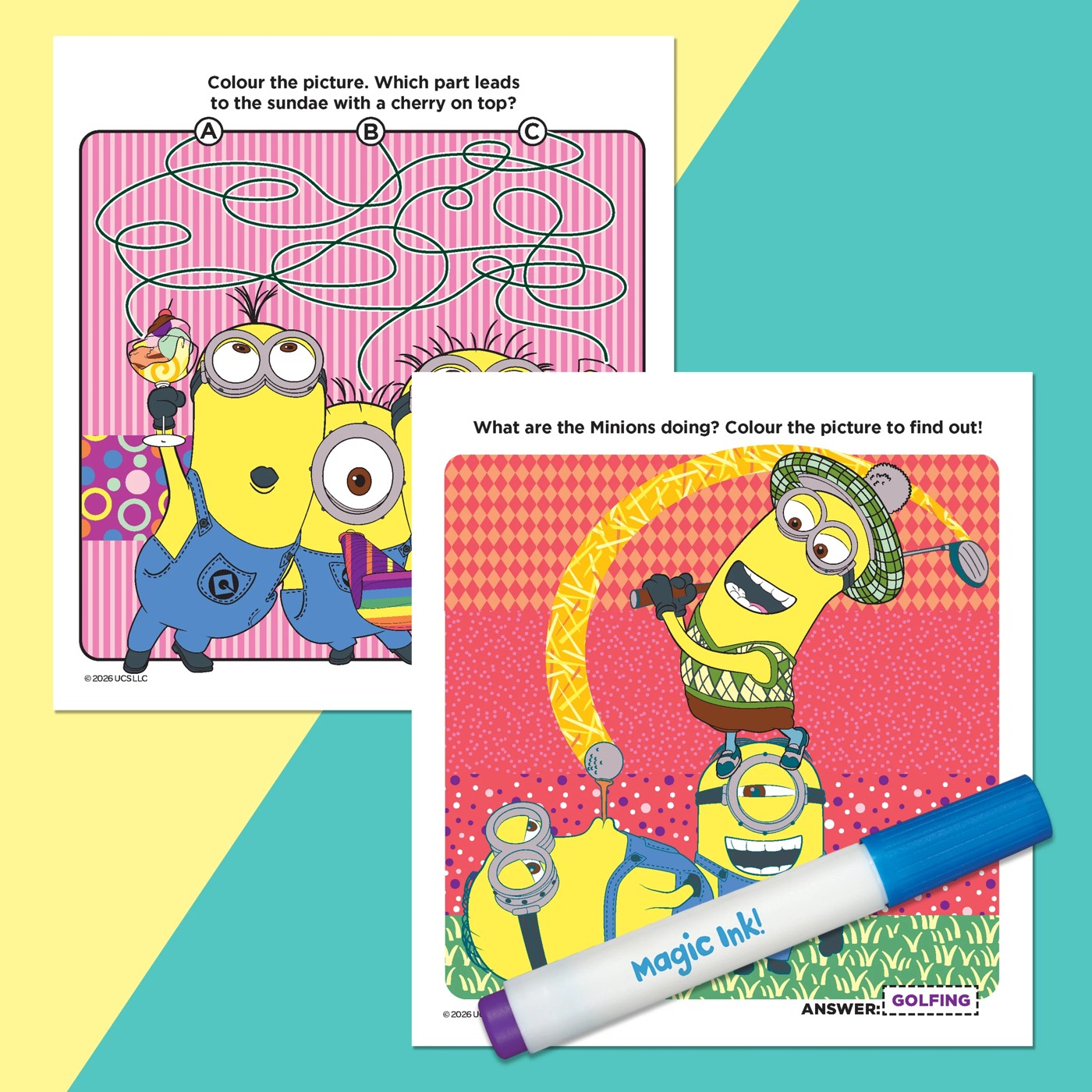 Illumination's Inkredibles Minions Magic Ink Pictures! - Book 5 of 5