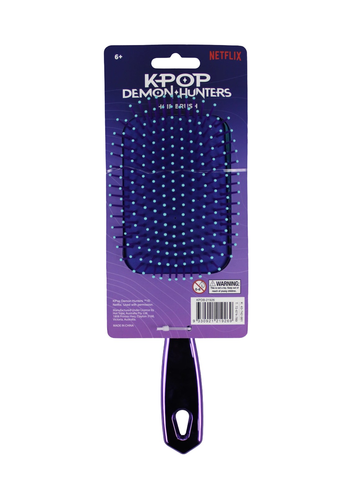 KPop Demon Hunters Huntrix Hairbrush 4 of 4