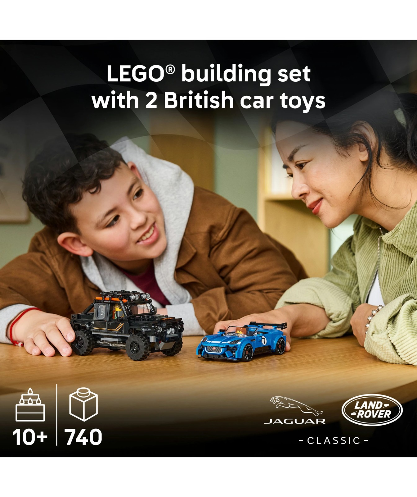 LEGO® Speed Champions Jaguar Project 7 & Land Rover Defender 77264 2 of 5