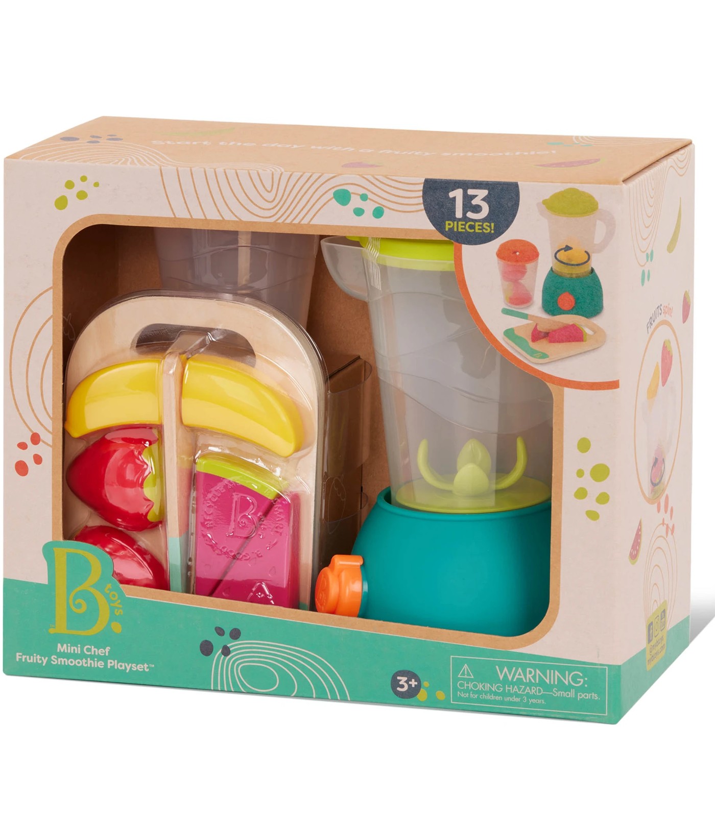 B. Toys Blender Play Set - Mini Chef - Fruity Smoothie Playset : Target