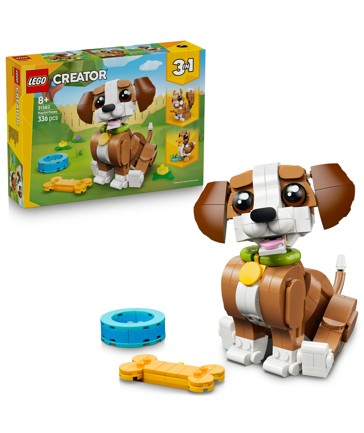 LEGO® Creator 3 in 1 Cute Animals: Playful Puppy Dog 31382
