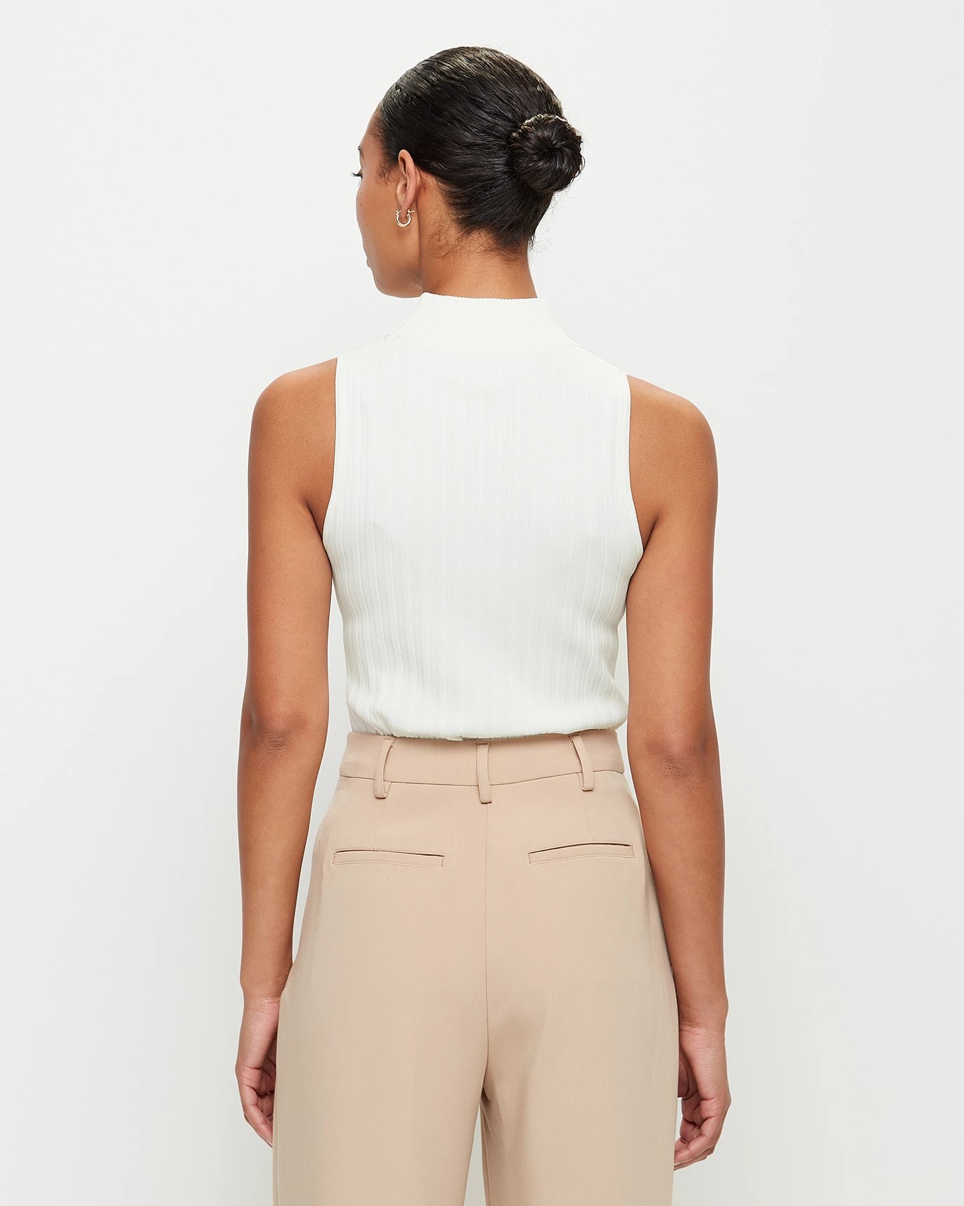 Mock Neck Rib Knit Top - Preview | Target Australia