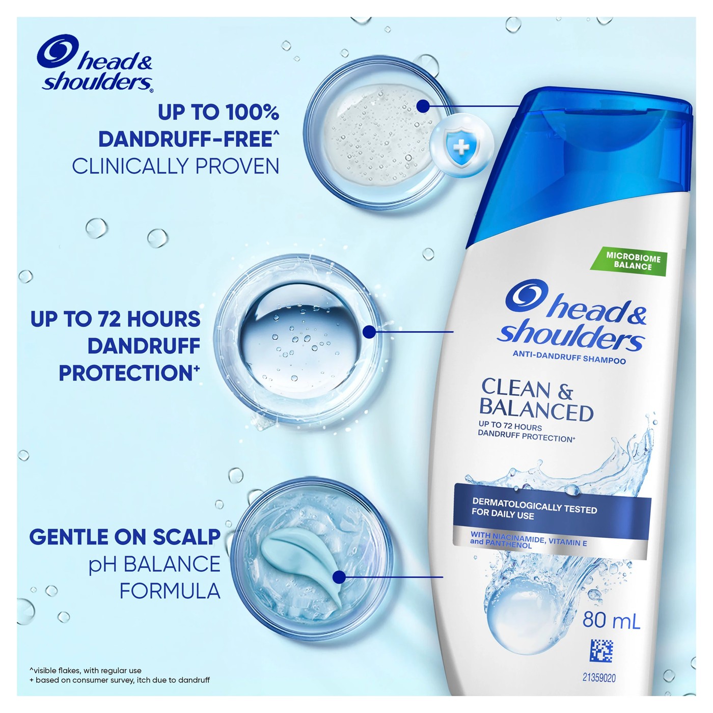 Head & Shoulders Anti-Dandruff Shampoo - 80ml 3 of 5