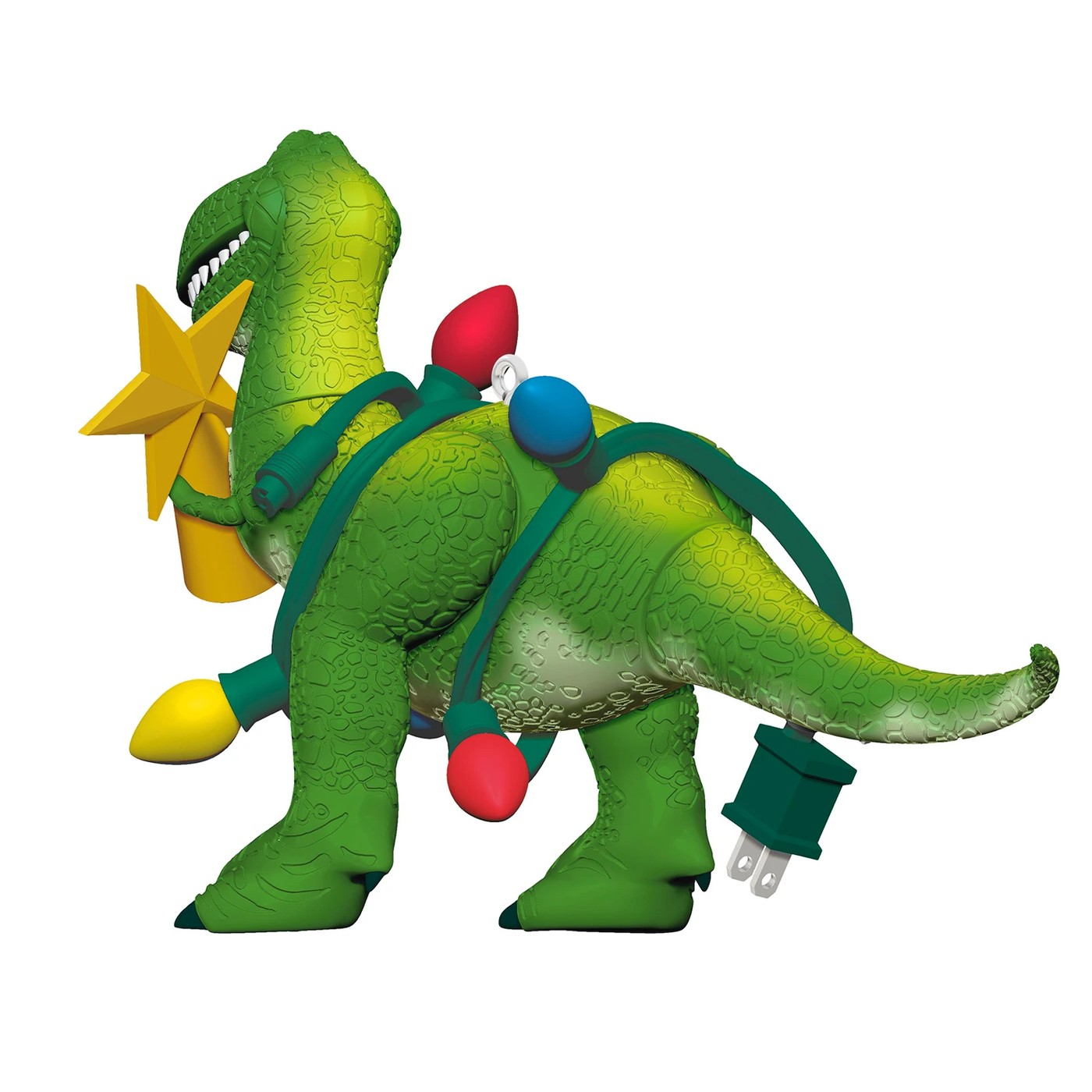 Hallmark Keepsake Disney and Pixar Toy Story Wrapped-Up Rex Christmas Tree Ornament 5 of 6