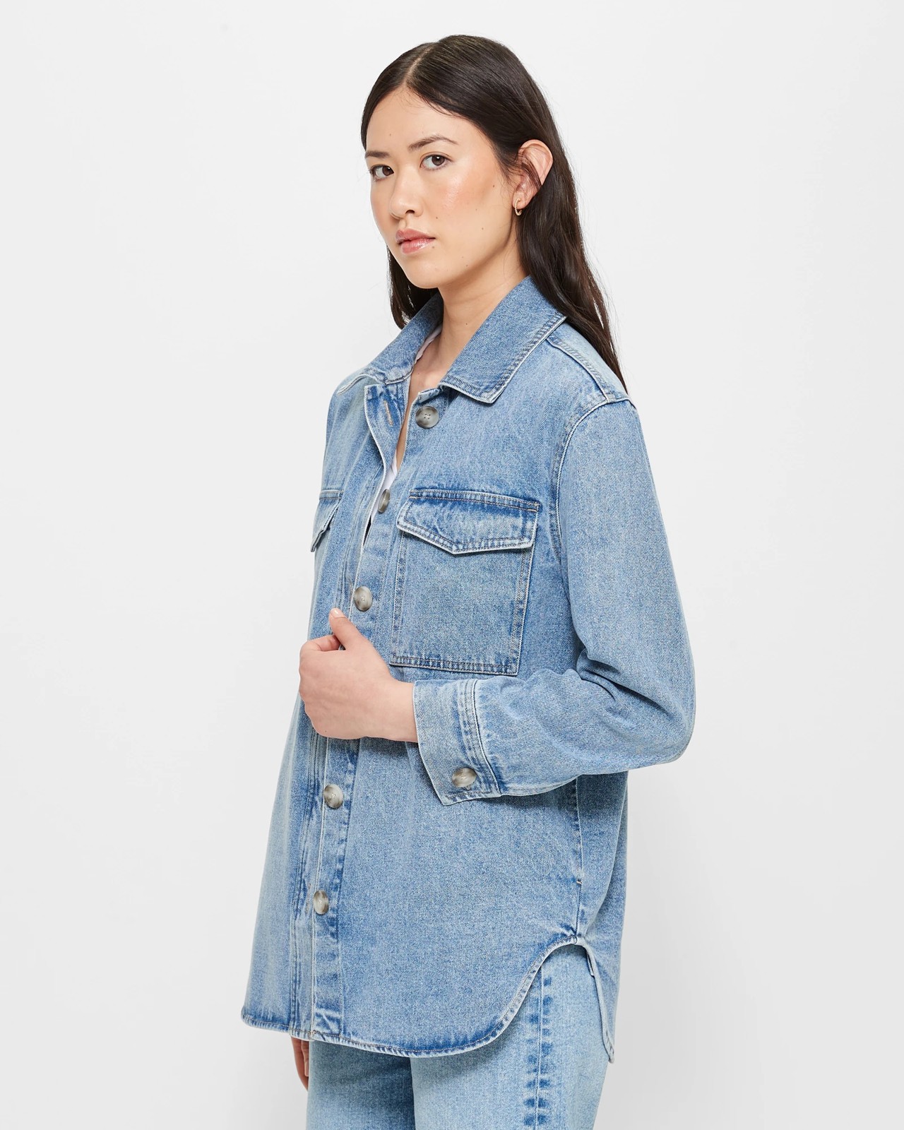 Denim Shacket | Target Australia