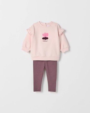Baby Organic Cotton Jumper and Leggings 2 Piece Set