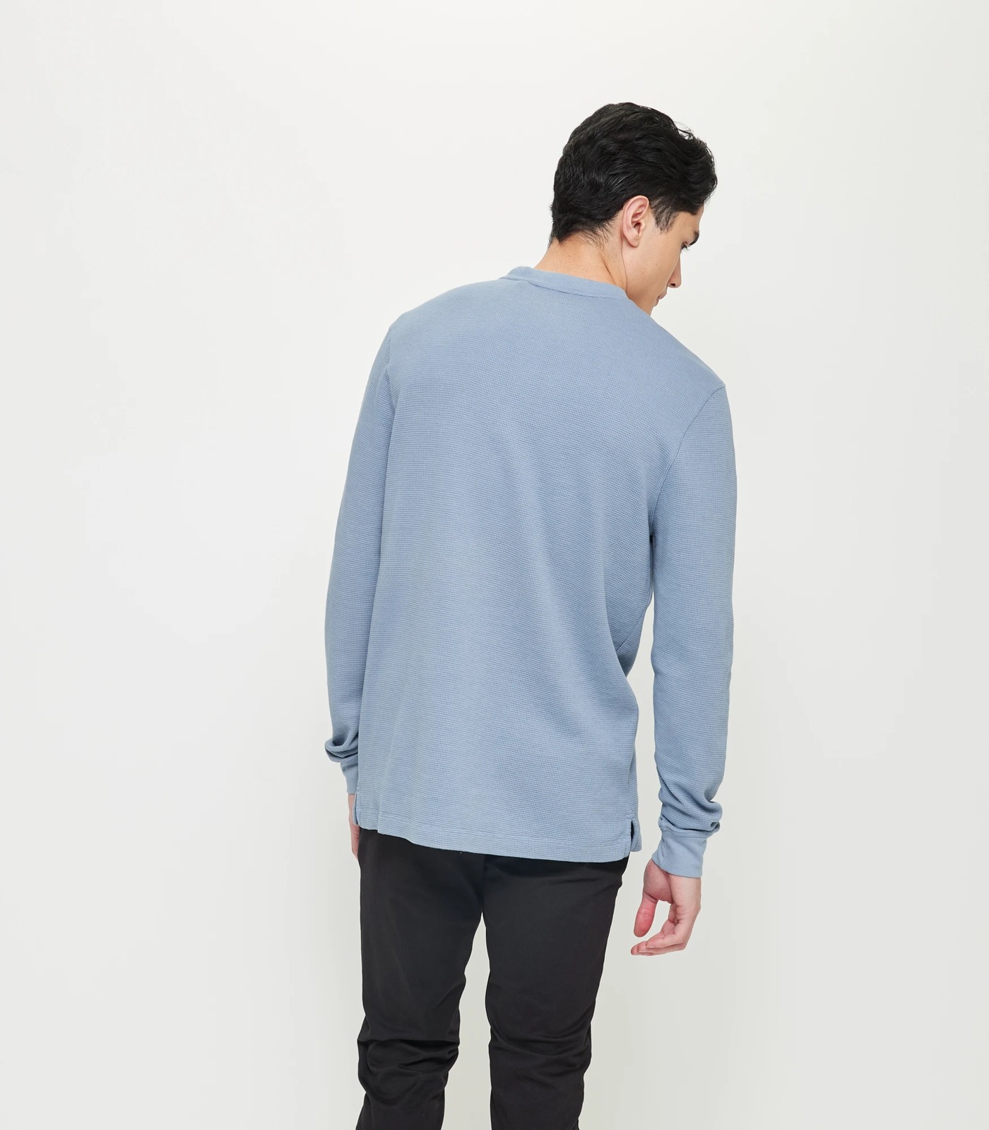 Waffle Henley Long Sleeve T-Shirt | Target Australia