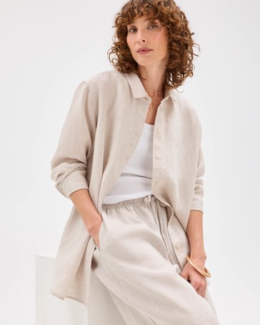 European Linen Long Sleeve Shirt