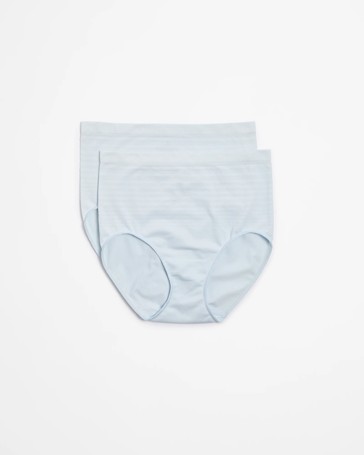 2 Pack Matte and Shine Full Briefs