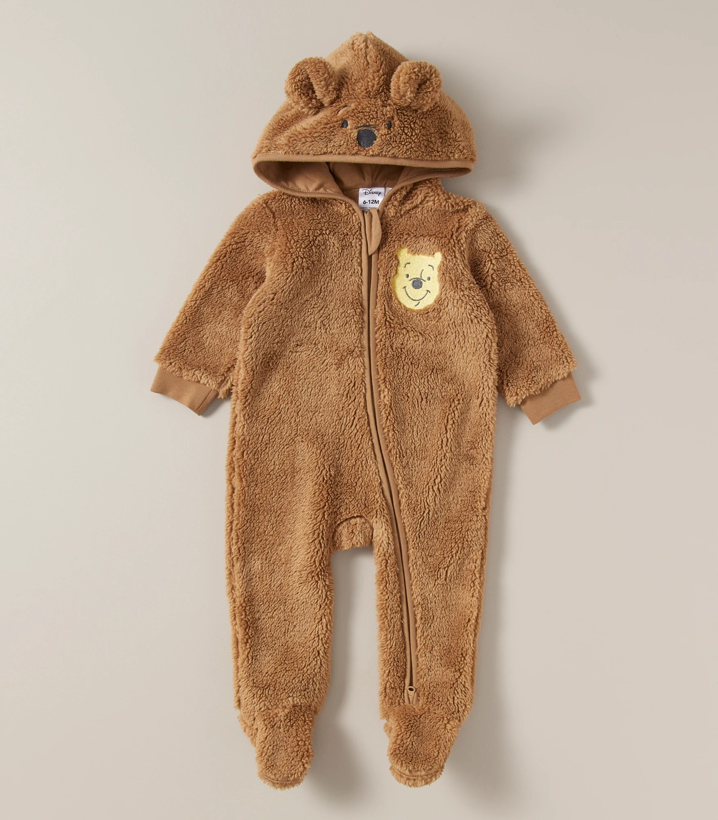 Disney Baby Winnie The Pooh Fleece Coverall 2 of 6