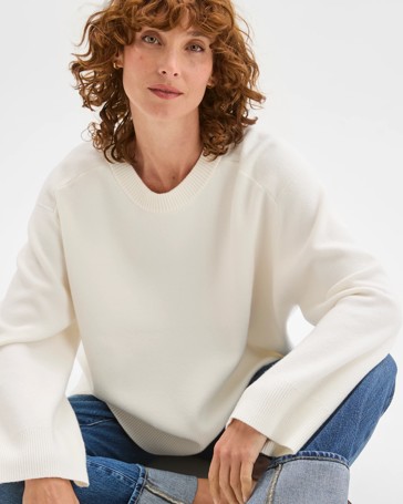 Clean Knit Crew Neck Sweater