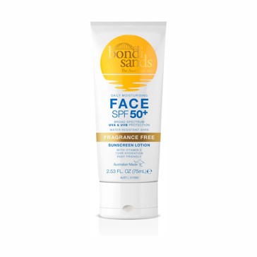 Bondi Sands SPF 50+ Fragrance Free Sunscreen Lotion 75ml - Vitamin E