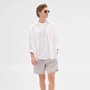 European Linen Shorts