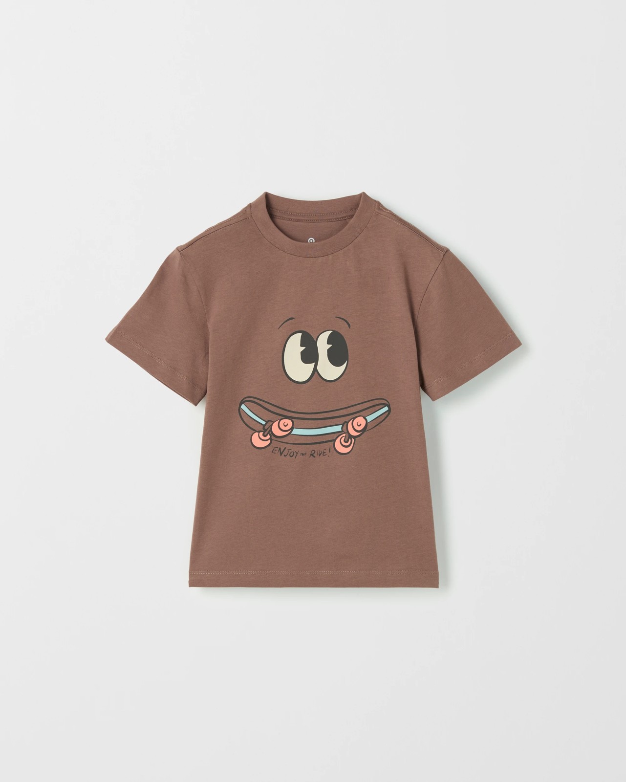 Australian Cotton Short Sleeve T-Shirt - Brown 5 of 6