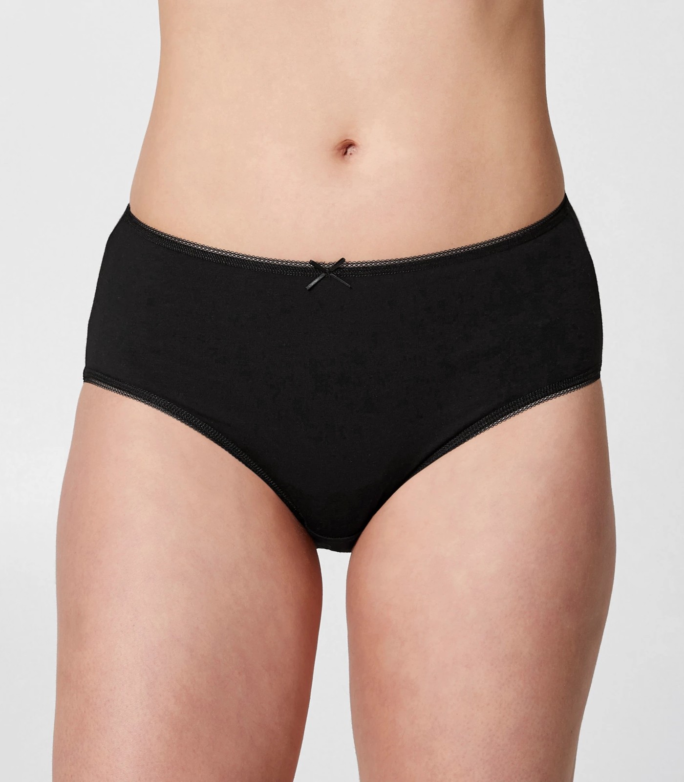 5 Pack Cotton/Elastane Midi Briefs; Style: LMD191291