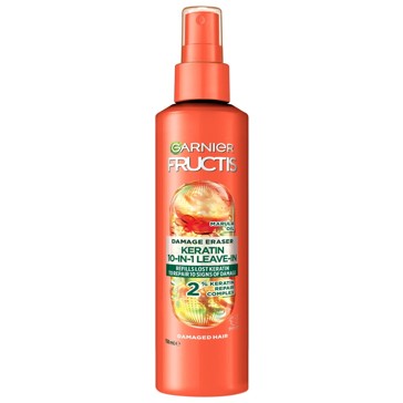 Garnier Fructis 10-in-1 Leave-In Damage Eraser Spray 150ml - Amla Oil & Plant Keratin