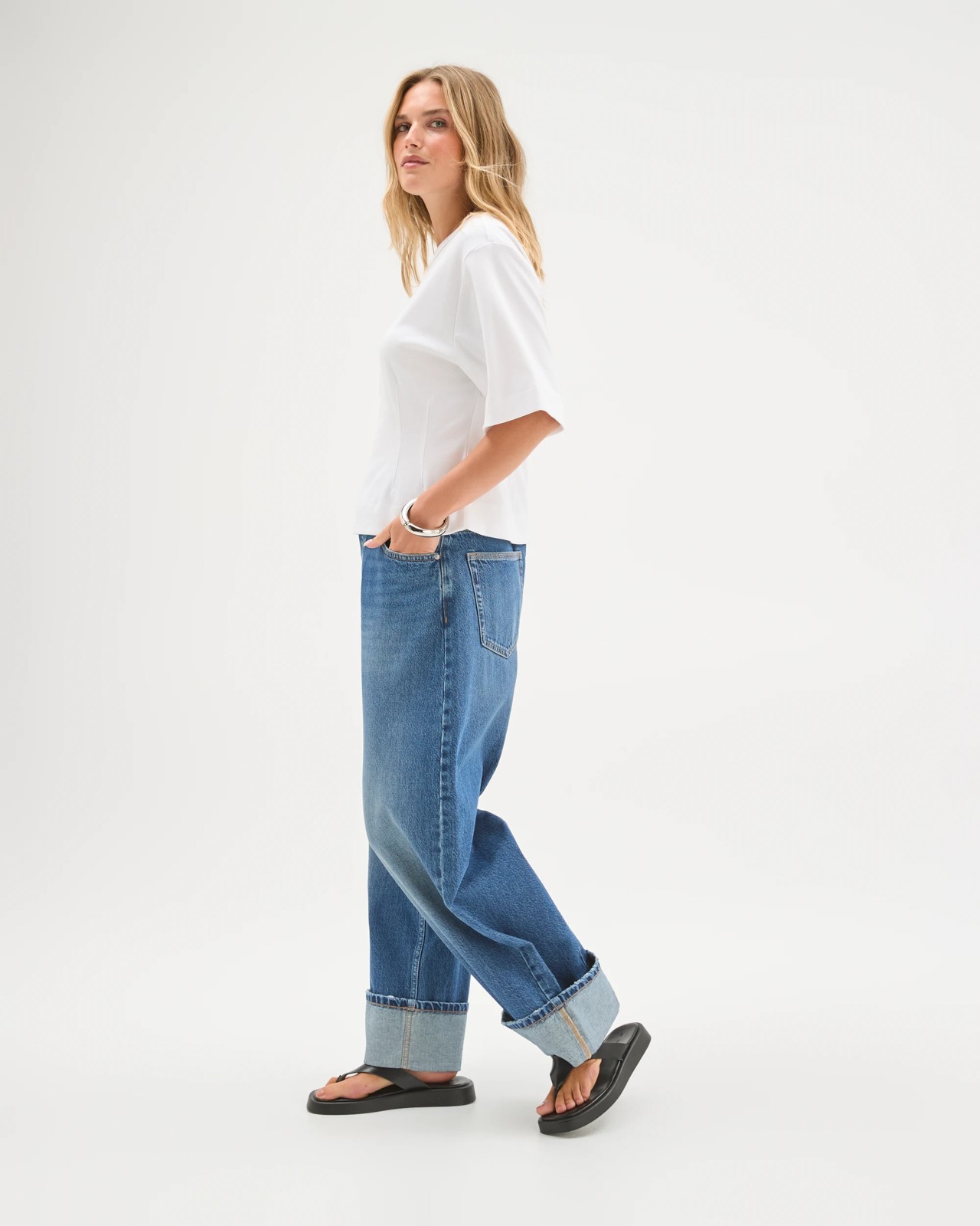 Lily Loves Open Back Tee - White 5 of 6