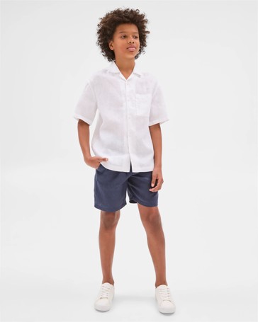 European Linen Shorts