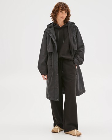 Active Padded Trench Longline Jacket