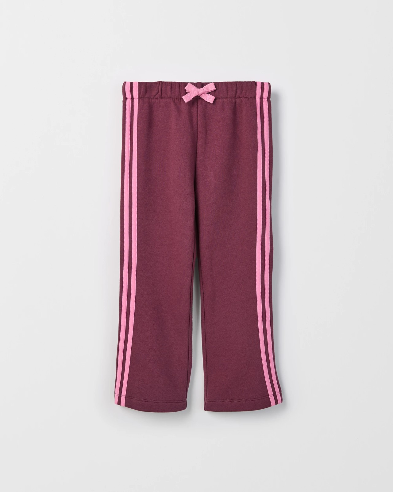 Australian Cotton Blend Fashion Co-Ord Trackpants - Lucky Bear Burgundy 2 of 2