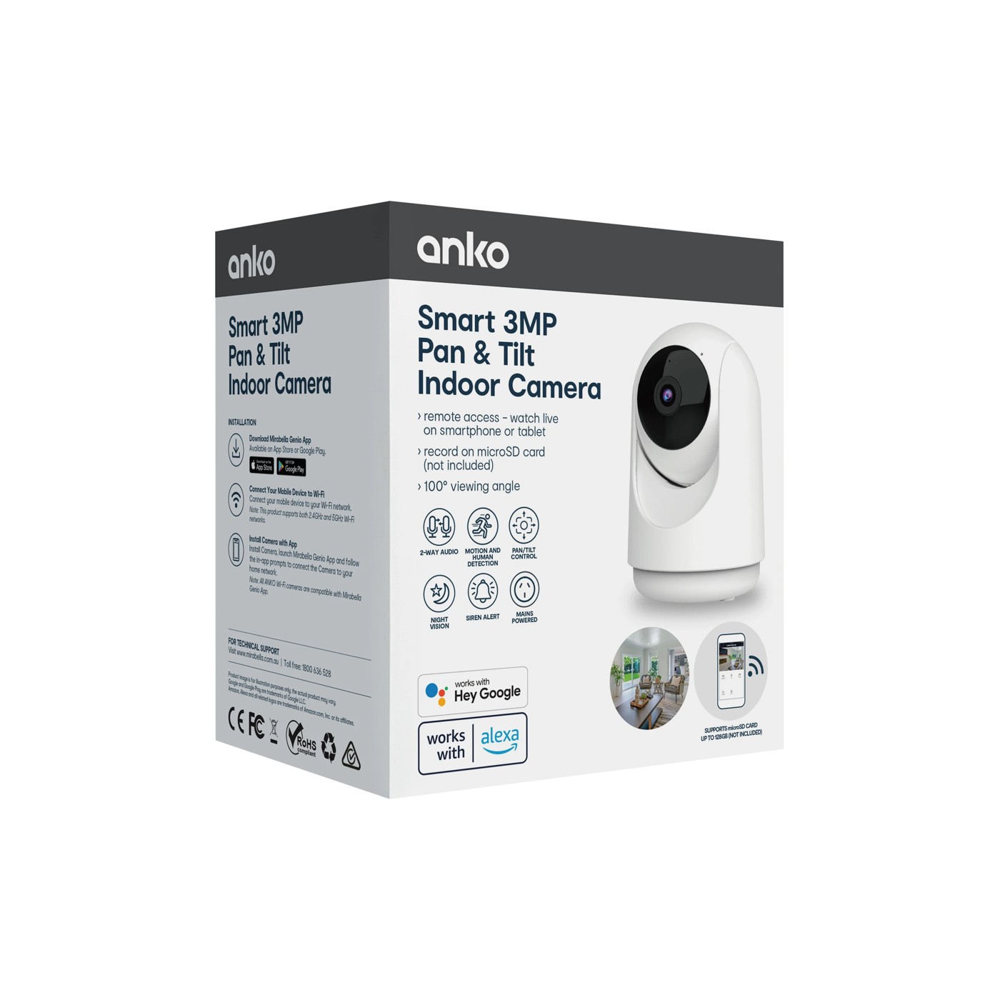 Anko Indoor Pan and Tilt Camera 6 of 6
