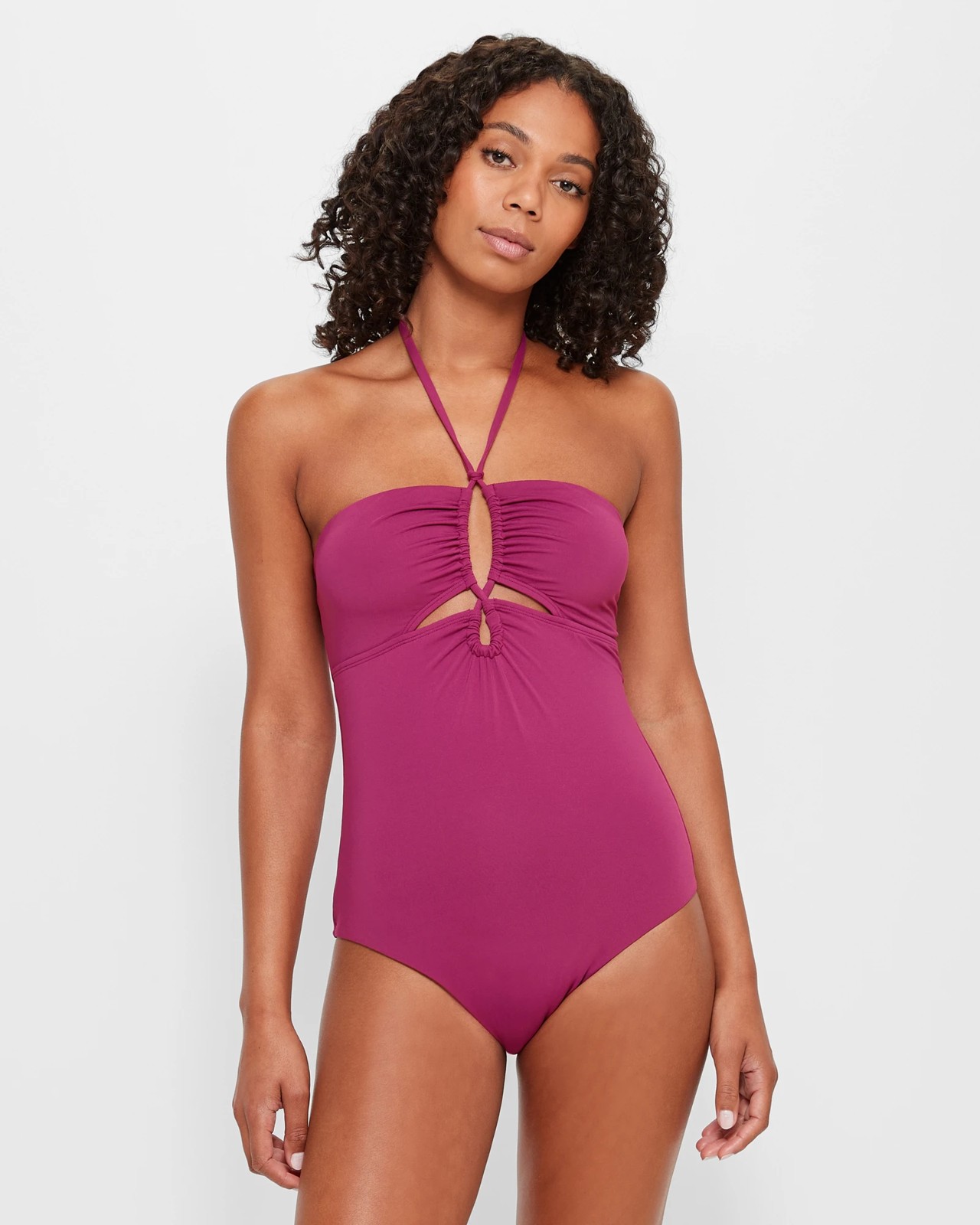 Halter 1 clearance piece swimsuit