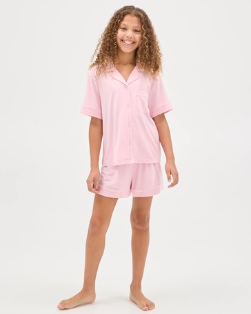 Bamboo Rich Older Girls Button Through Pyjama Set
