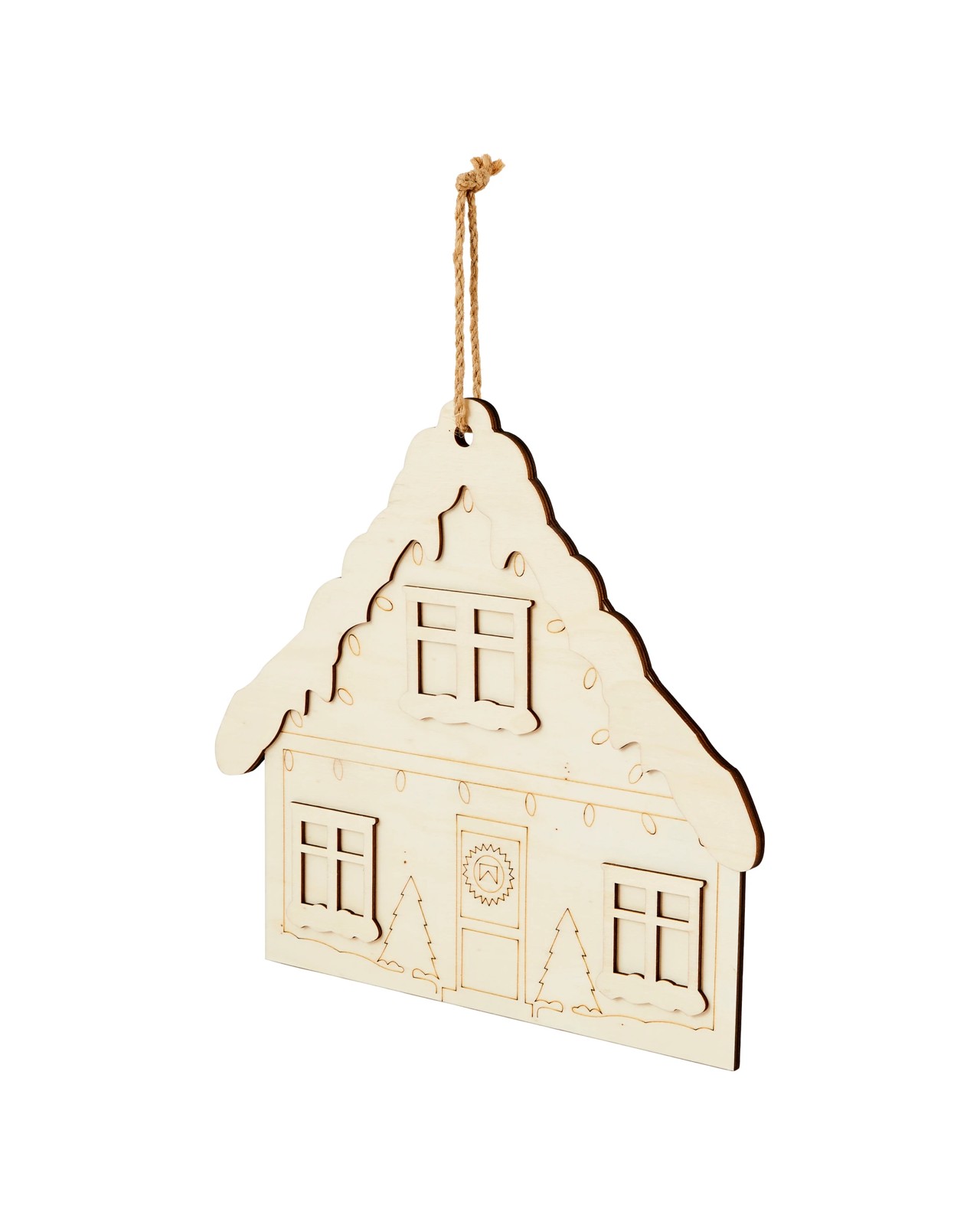 Anko Craft Wood Blank Gingerbread House 2 of 5