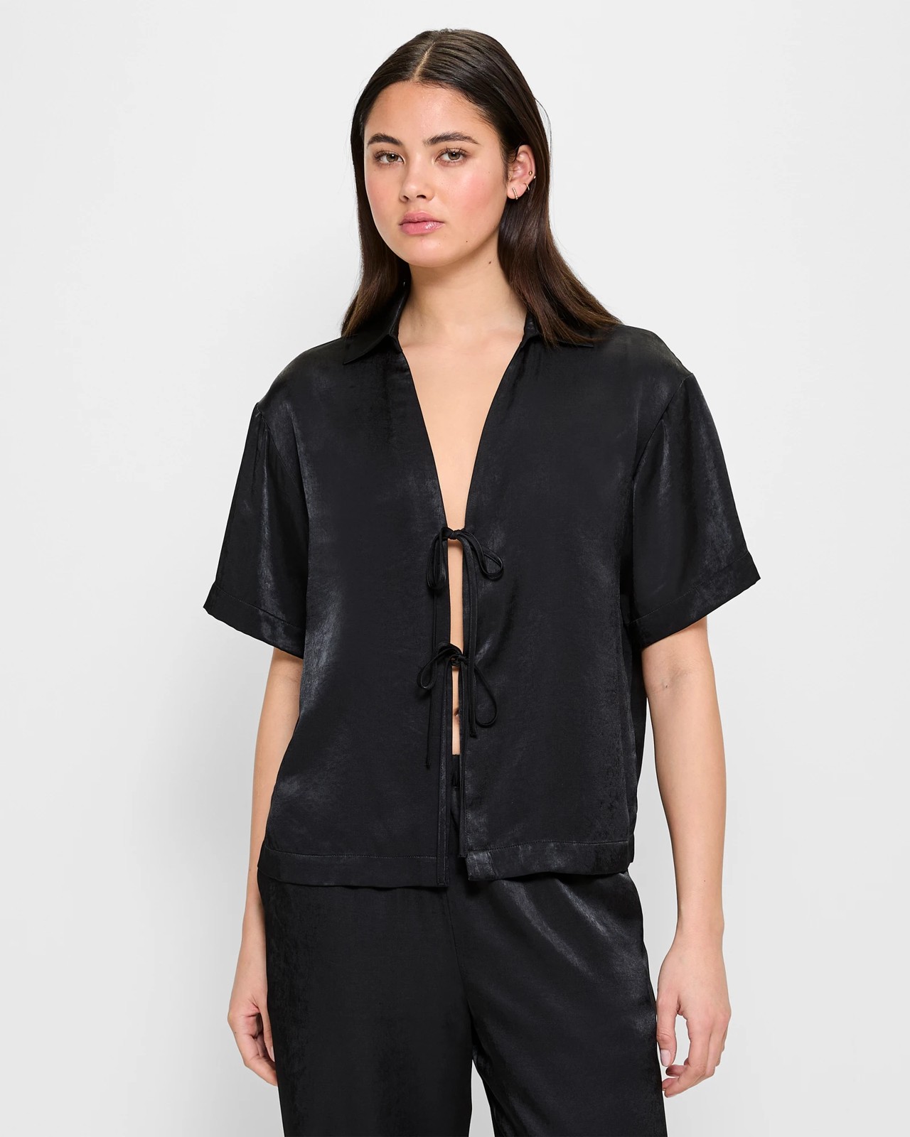 Tie Front Shirt - Lily Loves 6 of 6