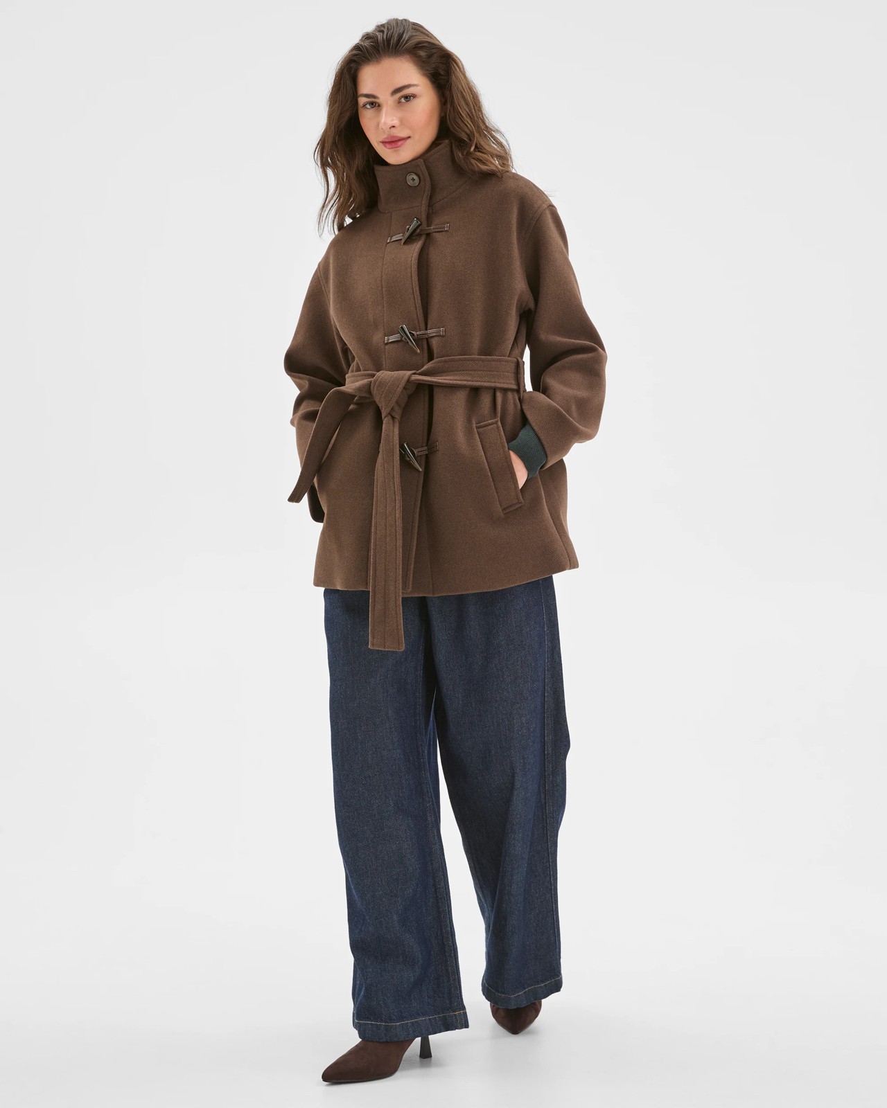 Petites Tie Waist Twill Jacket 2 of 6