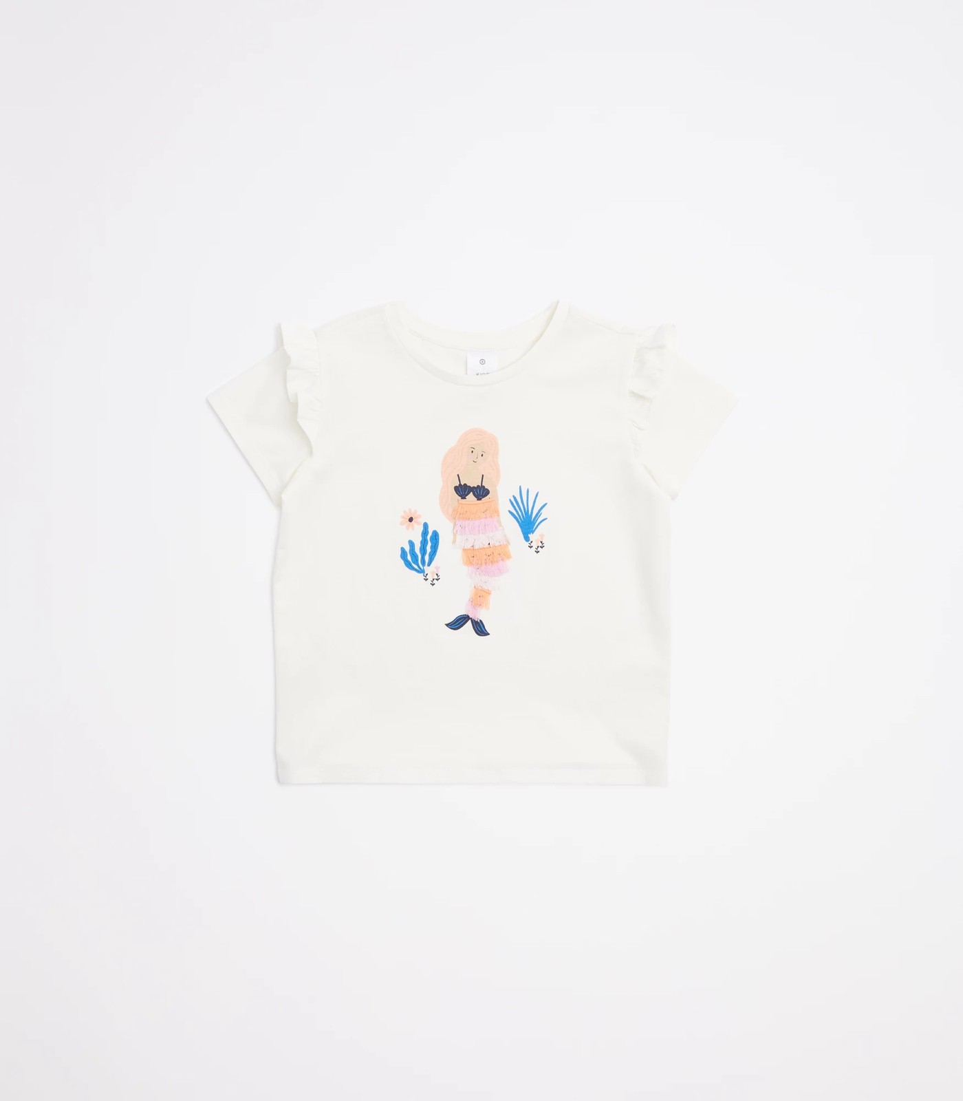 Embellished Mermaid Frill Sleeve T-shirt | Target Australia