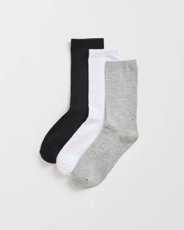 Women's Bamboo Crew Boot Socks 3 Pack