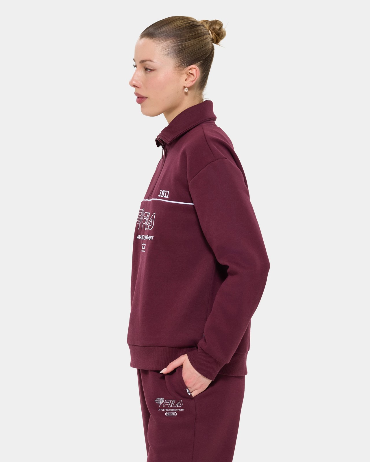 Fila Laila Quarter Zip Fleece Core Jumper 3 of 6