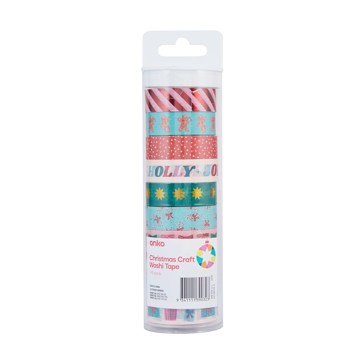 10 Pack Christmas Craft Washi Tape - Anko