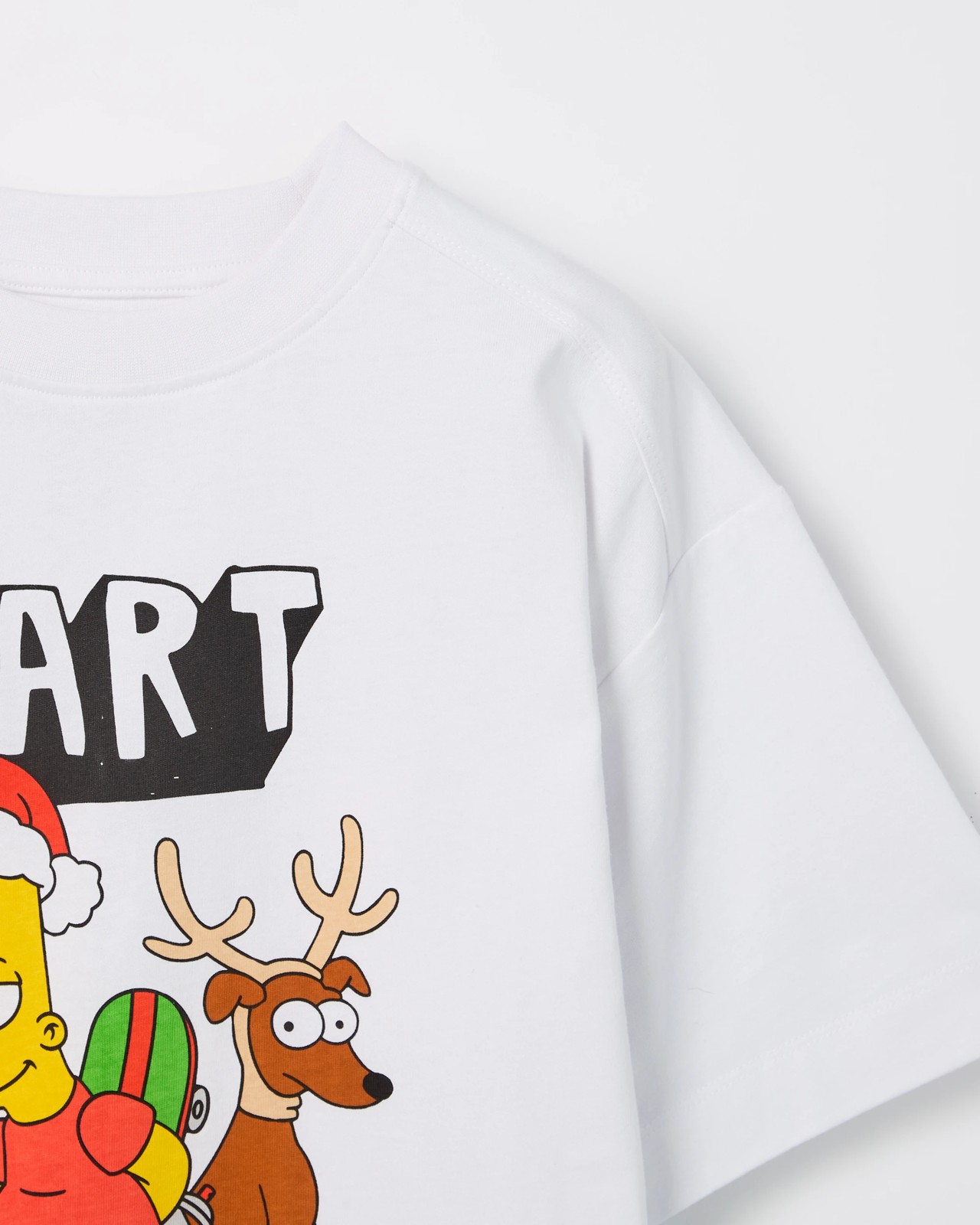 Licensed The Simpsons Australian Cotton Oversized Christmas T-Shirt 6 of 6