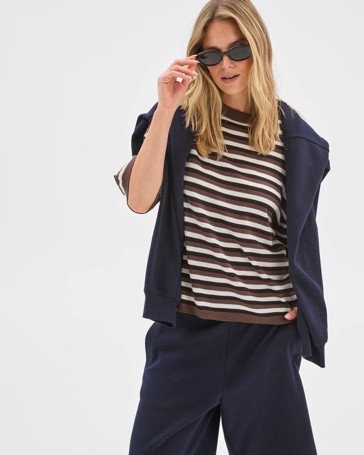 Lily Loves Striped Knit T-Shirt