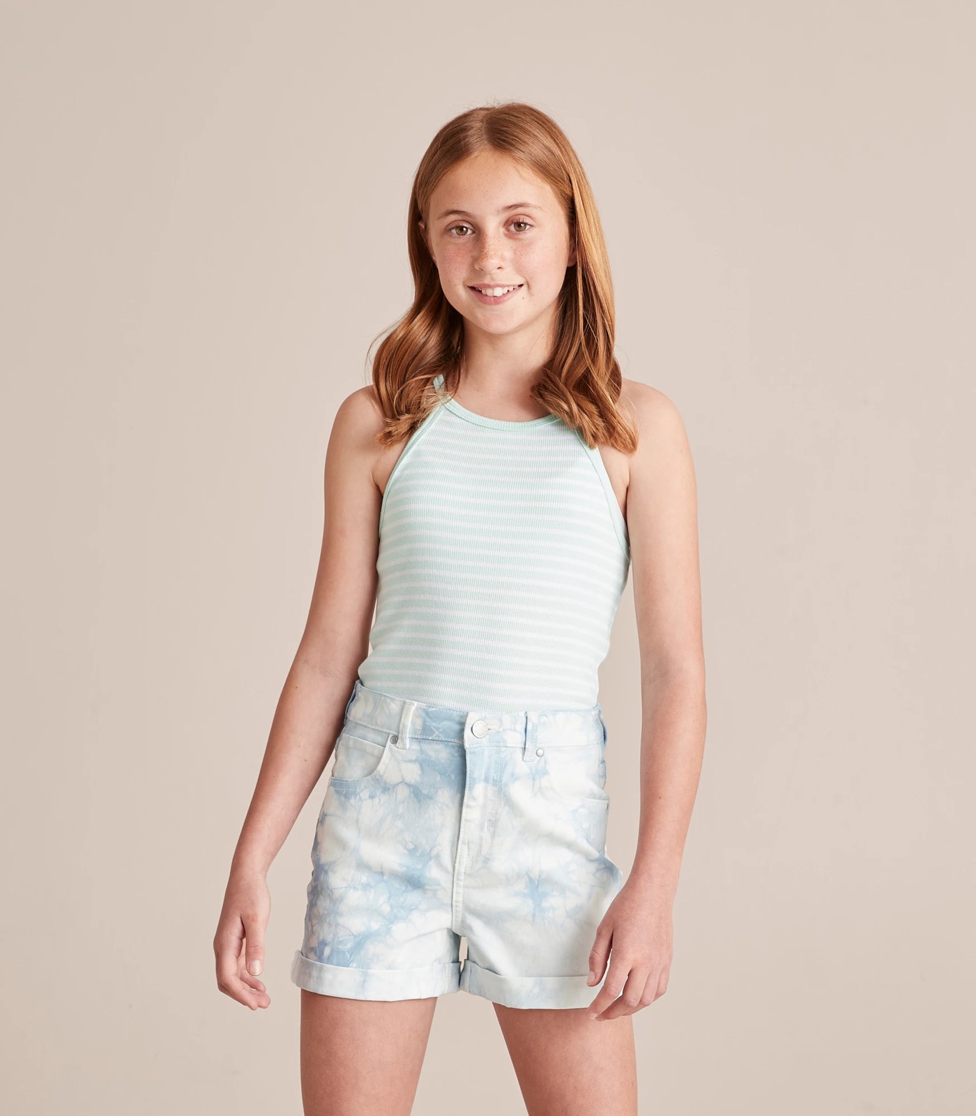 Tie-Dye Denim Shorts 5 of 6