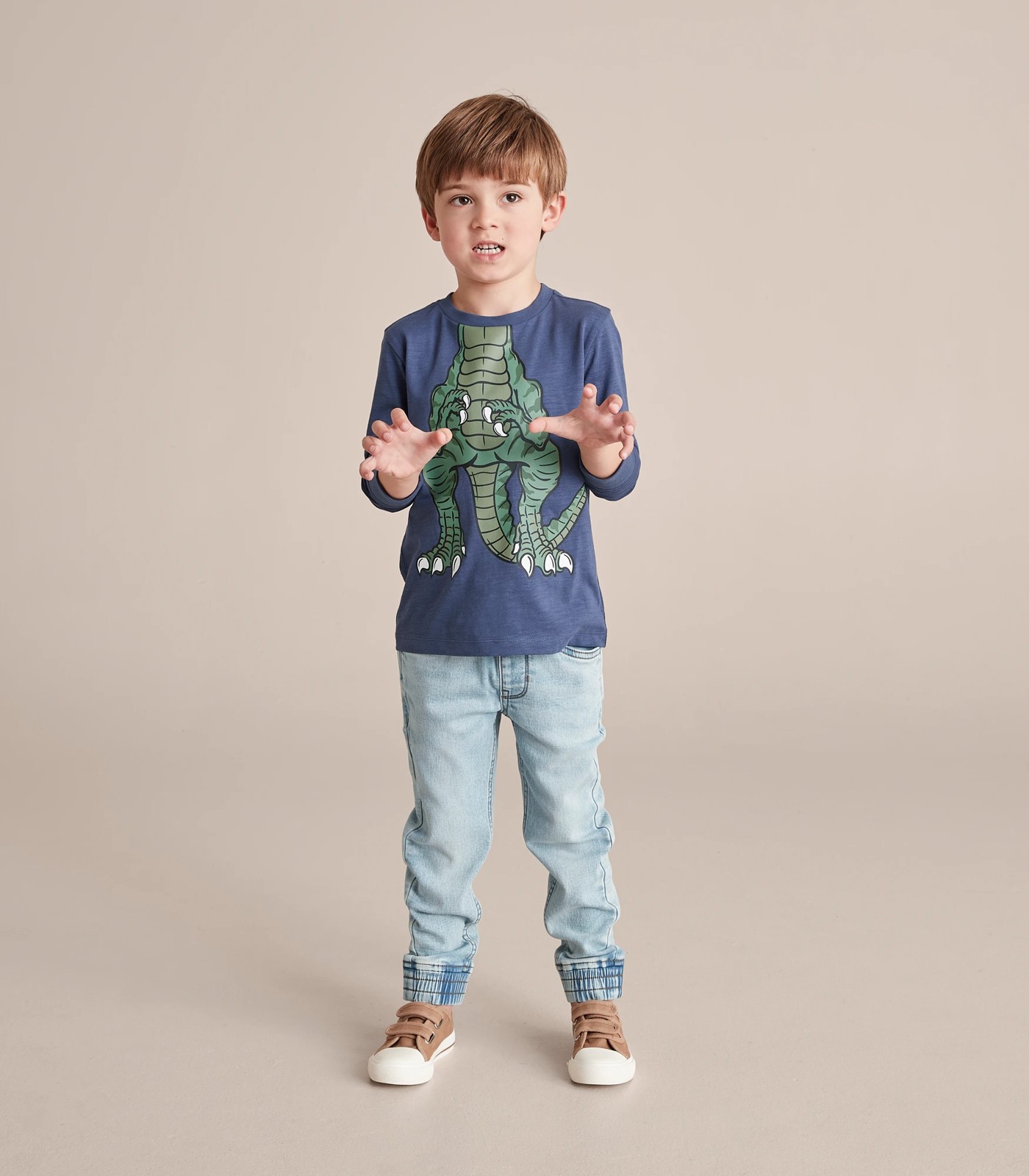 Novelty Dinosaur Print Top 6 of 6