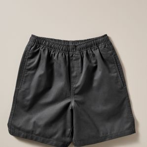 School Drill Shorts - Charcoal Grey